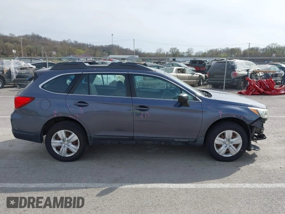 2016 Subaru Outback 2.5i with VIN 4S4BSBAC7G3249472, listed as a IAAI auction lot 41829106 with 160,329 mi miles and . Bid and sale history available at DreamBid. Image 13.