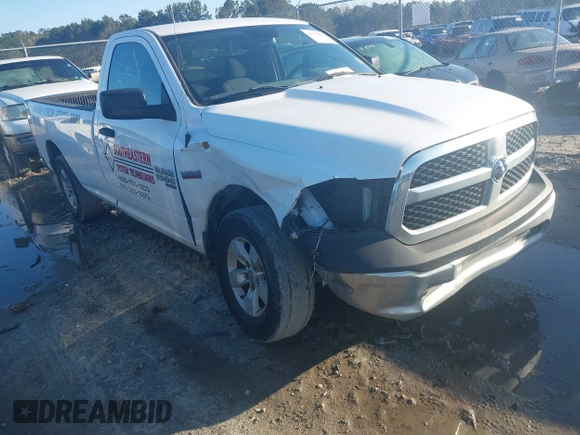 2019 Ram 1500 Classic Tradesman with VIN 3C6JR6DT7KG561514, listed as a IAAI auction lot 41556666 with 163,687 mi miles. Bid and sale history available at carsss.com. Image 1.