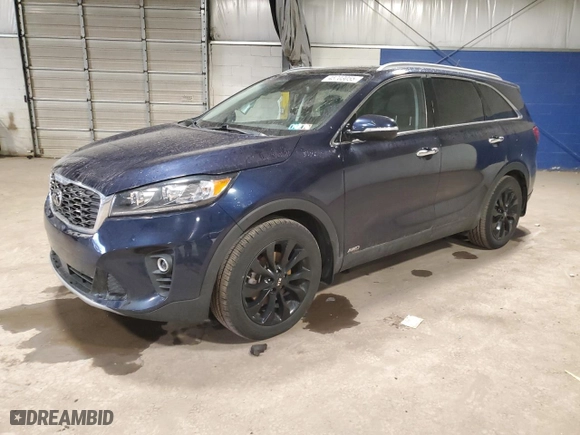 2020 Kia Sorento EX V6 with VIN 5XYPHDA54LG637836, listed as a Copart auction lot 45703055 with 68,980 mi miles and Salvage Title. Bid and sale history available at carsss.com. Image 1.