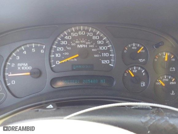 2004 Chevrolet Tahoe LT with VIN 1GNEC13Z64R186097, listed as a IAAI auction lot 42035901 with 285,408 mi miles. Bid and sale history available at carsss.com. Image 7.