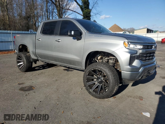 2023 Chevrolet Silverado 1500 RST with VIN 1GCUDEE86PZ277422, listed as a Copart auction lot 84811414 with 20,287 mi miles and Clean Title. Bid and sale history available at DreamBid. Image 4.