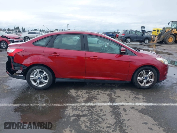 2014 Ford Focus SE with VIN 1FADP3F22EL112110, listed as a IAAI auction lot 41582585 with 107,285 mi miles. Bid and sale history available at carsss.com. Image 13.