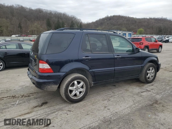 2002 Mercedes-Benz M-Class with VIN 4JGAB75E12A316799, listed as a Copart auction lot 51970785 with 176,915 mi miles and Salvage Title. Bid and sale history available at carsss.com. Image 3.