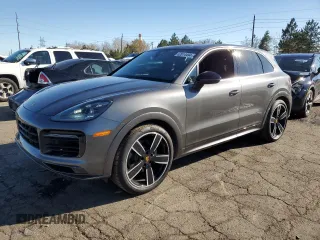 2019 Porsche Cayenne E-Hybrid with VIN WP1AE2AY7KDA50488, listed as a Copart auction lot 62614494 with 48,366 mi miles and Salvage title. Bid and sale history available at DreamBid. Image 1.