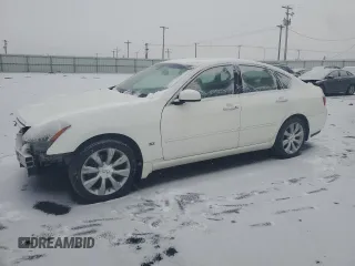 2006 Infiniti M with VIN JNKAY01F76M254594, listed as a Copart auction lot 42639595 with 180,846 mi miles and Salvage Title. Bid and sale history available at carsss.com. Image 1.