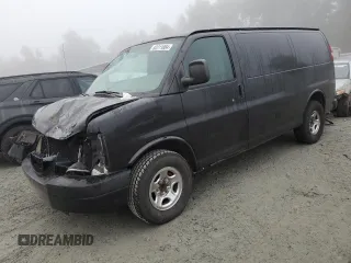 2007 Chevrolet Express Cargo z VIN 1GCFG15X971170864, wystawiony jako Copart lot #82211084 z przebiegiem Nie podano mil oraz Szkoda całkowita • Salvage title. Historia ofert i sprzedaży dostępna na DreamBid. Obrazek 1.
