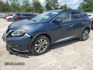 2018 Nissan Murano SV with VIN 5N1AZ2MH4JN121040, listed as a Copart auction lot 60623125 with 119,796 mi miles and Salvage title. Bid and sale history available at DreamBid. Image 1.