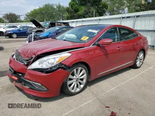 2016 Hyundai Azera Limited z VIN KMHFH4JG5GA547285, wystawiony jako Copart lot #59556175 z przebiegiem 133 130 mil mil oraz Szkoda całkowita • Salvage title. Historia ofert i sprzedaży dostępna na DreamBid. Obrazek 1.