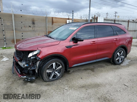 2022 Kia Sorento S with VIN 5XYRL4LC6NG129860, listed as a Copart auction lot 48370515 with 43,651 mi miles and Salvage Title. Bid and sale history available at carsss.com. Image 1.