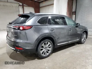 2021 Mazda CX-9 Signature with VIN JM3TCBEY0M0508223, listed as a Copart auction lot 46693845 with 81,267 mi miles and Salvage Title. Bid and sale history available at carsss.com. Image 3.