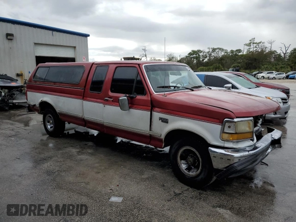 1992 Ford F-150 with VIN 1FTEX15N7NKB90791, listed as a Copart auction lot 86309504 with Not Provided miles and Salvage Title. Bid and sale history available at carsss.com. Image 4.
