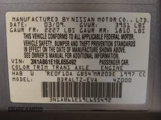 2009 Nissan Sentra S FE+ с VIN 3N1AB61E19L655492, выставлен на аукционе IAAI как лот 42169403 с пробегом 131 164 миль миль и . История ставок и продаж доступна на DreamBid. Изображение 9.