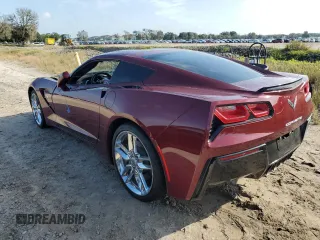 2019 Chevrolet Corvette 3LT with VIN 1G1YF2D70K5103549, listed as a Copart auction lot 71761584 with 25,841 mi miles and Salvage Title. Bid and sale history available at carsss.com. Image 2.