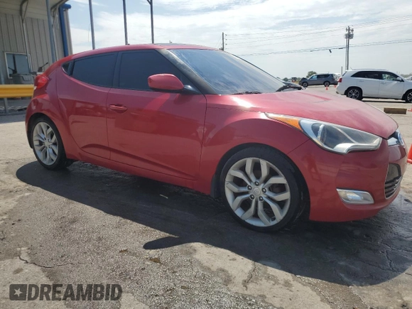 2015 Hyundai Veloster with VIN KMHTC6AD0FU238274, listed as a Copart auction lot 65181205 with 143,112 mi miles and Clean title. Bid and sale history available at DreamBid. Image 4.