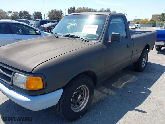 1995 Ford Ranger XL with VIN 1FTCR10U7SPB12431, listed as a IAAI auction lot 41989198 with 85,854 mi miles. Bid and sale history available at carsss.com. Image 6.