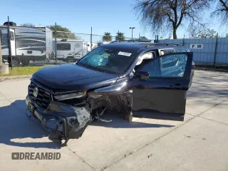 2025 Honda Pilot TrailSport z VIN 5FNYG1H61SB036233, wystawiony jako Copart lot #47130495 z przebiegiem Nie podano mil oraz Szkoda całkowita • Salvage title. Historia ofert i sprzedaży dostępna na DreamBid. Obrazek 1.