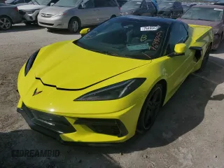 2024 Chevrolet Corvette 1LT z VIN 1G1YA3D48R5116585, wystawiony jako Copart lot #76490424 z przebiegiem Nie podano mil oraz Szkoda całkowita • Salvage title. Historia ofert i sprzedaży dostępna na DreamBid. Obrazek 1.