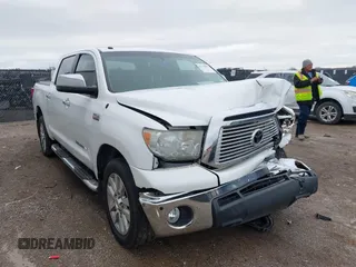 2013 Toyota Tundra Limited with VIN 5TFFY5F11DX134450, listed as a IAAI auction lot 41570462 with 106,446 mi miles and . Bid and sale history available at DreamBid. Image 1.