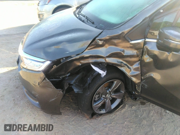 2022 Honda Odyssey EX with VIN 5FNRL6H59NB019950, listed as a IAAI auction lot 42070655 with 24,863 mi miles and . Bid and sale history available at DreamBid. Image 6.