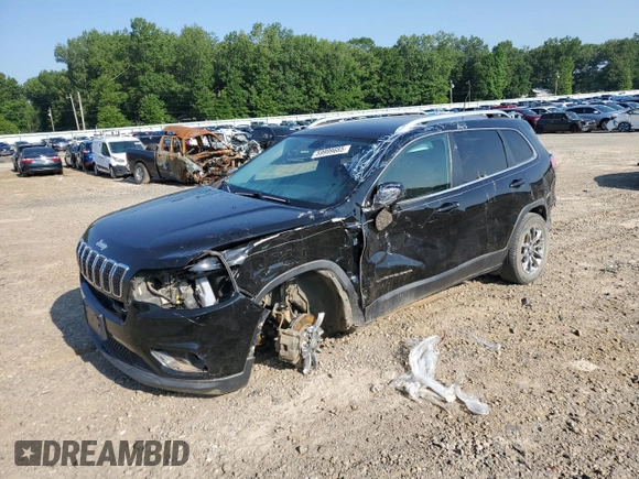 2019 Jeep Cherokee Latitude Plus z VIN 1C4PJLLB9KD176454, wystawiony jako Copart lot #59999685 z przebiegiem 148 113 mil mil oraz Szkoda całkowita • Salvage title. Historia ofert i sprzedaży dostępna na DreamBid. Obrazek 1.