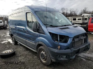 2023 Ford Transit Cargo with VIN 1FTBR1C83PKA15015, listed as a Copart auction lot 52055925 with 73,147 mi miles and Salvage Title. Bid and sale history available at carsss.com. Image 4.