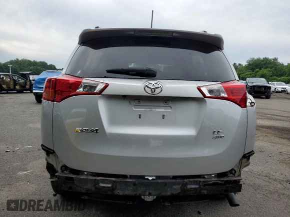 2015 Toyota RAV4 LE with VIN JTMBFREV8FD144459, listed as a Copart auction lot 63083705 with 94,653 mi miles and Salvage title. Bid and sale history available at DreamBid. Image 6.
