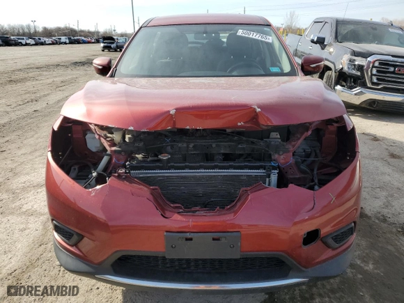 2015 Nissan Rogue S with VIN KNMAT2MT6FP518108, listed as a Copart auction lot 50017765 with 146,818 mi miles and Salvage Title. Bid and sale history available at carsss.com. Image 5.