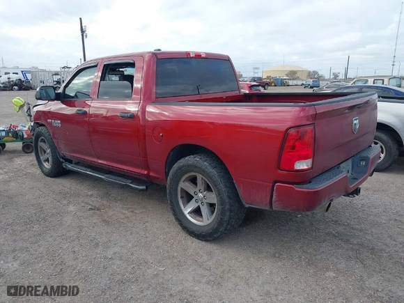 2014 Ram 1500 Express with VIN 1C6RR6KT1ES154971, listed as a IAAI auction lot 38672754 with 150,861 mi miles. Bid and sale history available at carsss.com. Image 3.