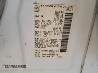 2021 Nissan NV Cargo SV with VIN 1N6AF0LYXMN805479, listed as a Copart auction lot 56770555 with 119,268 mi miles and Salvage title. Bid and sale history available at DreamBid. Image 13.