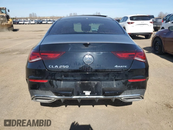 2020 Mercedes-Benz CLA 250 with VIN WDD5J4HB7LN068406, listed as a Copart auction lot 53327505 with 96,726 mi miles and Salvage title. Bid and sale history available at DreamBid. Image 6.