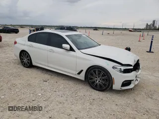 2018 BMW 5 Series 540i with VIN WBAJE5C52JWA95427, listed as a Copart auction lot 50937615 with 48,775 mi miles and Salvage Title. Bid and sale history available at carsss.com. Image 4.