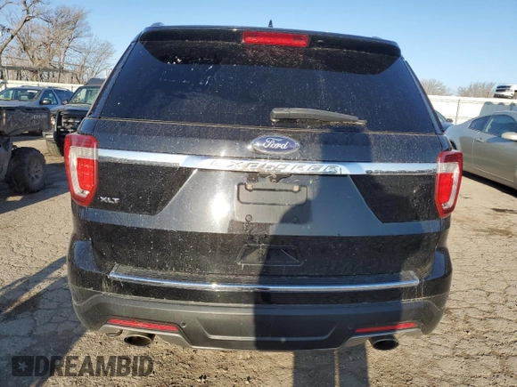 2018 Ford Explorer XLT with VIN 1FM5K7D89JGA79956, listed as a Copart auction lot 49979375 with Not provided miles and Salvage title. Bid and sale history available at DreamBid. Image 6.