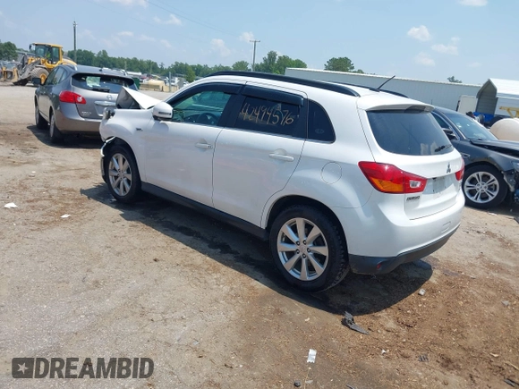 2015 Mitsubishi Outlander GT with VIN 4A4AP4AW5FE055767, listed as a IAAI auction lot 42494576 with 96,349 mi miles and . Bid and sale history available at DreamBid. Image 3.