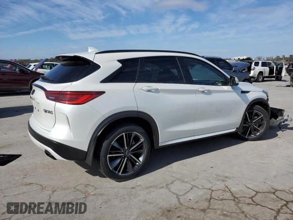 2024 Infiniti QX50 Sport with VIN 3PCAJ5FA4RF109896, listed as a Copart auction lot 78704354 with 2,170 mi miles and Salvage title. Bid and sale history available at DreamBid. Image 3.