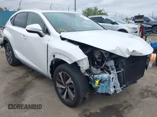 2021 Lexus NX 300h z VIN JTJGJRDZ5M2164361, wystawiony jako IAAI lot #42068507 z przebiegiem 59 741 mil mil oraz . Historia ofert i sprzedaży dostępna na DreamBid. Obrazek 1.