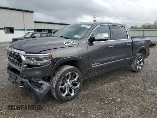 2019 Ram 1500 Limited z VIN 1C6SRFHT9KN692739, wystawiony jako Copart lot #55611315 z przebiegiem 66 191 mil mil oraz Szkoda całkowita • Salvage title. Historia ofert i sprzedaży dostępna na DreamBid. Obrazek 1.