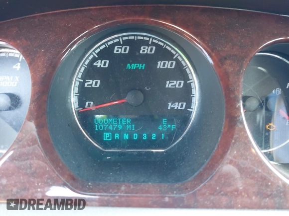 2009 Buick Lucerne CXL with VIN 1G4HD57M09U135641, listed as a IAAI auction lot 41823615 with 107,479 mi miles and . Bid and sale history available at DreamBid. Image 7.