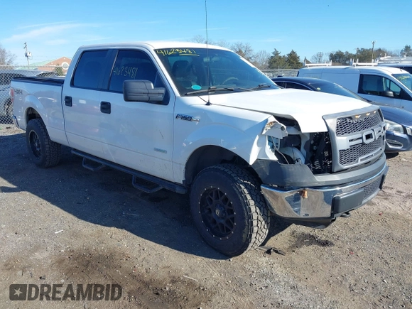 2013 Ford F-150 XL with VIN 1FTFW1ET6DFC62674, listed as a IAAI auction lot 41623481 with 130,246 mi miles and . Bid and sale history available at DreamBid. Image 1.