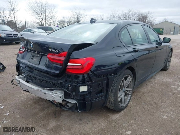 2016 BMW 7 Series 750i xDrive with VIN WBA7F2C53GG416834, listed as a IAAI auction lot 41851216 with 98,835 mi miles. Bid and sale history available at carsss.com. Image 19.