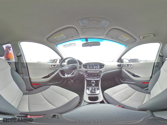 2017 Hyundai Ioniq Hybrid Blue with VIN KMHC65LC2HU024539, listed as a Copart auction lot 42394435 with 79,619 mi miles and Salvage Title. Bid and sale history available at carsss.com. Image 12.