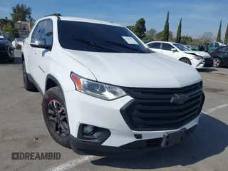 2018 Chevrolet Traverse LT Cloth z VIN 1GNERGKW6JJ255938, wystawiony jako IAAI lot #41601953 z przebiegiem 99 089 mil mil oraz . Historia ofert i sprzedaży dostępna na DreamBid. Obrazek 1.