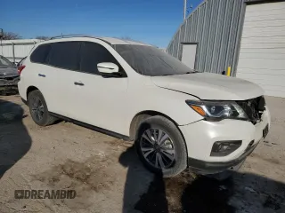 2018 Nissan Pathfinder Platinum z VIN 5N1DR2MM4JC633404, wystawiony jako Copart lot #86541774 z przebiegiem 141 455 mil mil oraz Szkoda całkowita • Salvage title. Historia ofert i sprzedaży dostępna na DreamBid. Obrazek 4.