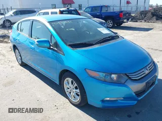 2010 Honda Insight EX with VIN JHMZE2H74AS013148, listed as a IAAI auction lot 42194894 with 114,885 mi miles and . Bid and sale history available at carsss.com. Image 1.