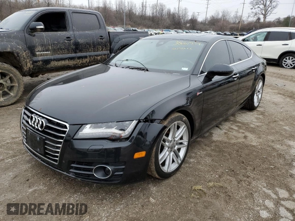 2015 Audi A7 3.0 Premium Plus with VIN WAUWGAFC7FN010322, listed as a Copart auction lot 38661454 with 114,273 mi miles. Bid and sale history available at carsss.com. Image 1.