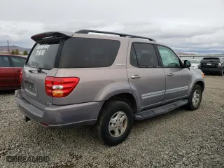 2002 Toyota Sequoia Limited with VIN 5TDZT38A72S093306, listed as a Copart auction lot 86408784 with 0 mi miles and Salvage Title. Bid and sale history available at carsss.com. Image 3.