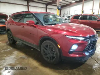 2023 Chevrolet Blazer RS z VIN 3GNKBKRS9PS196873, wystawiony jako Copart lot #63096515 z przebiegiem 37 142 mil mil oraz Szkoda całkowita • Salvage title. Historia ofert i sprzedaży dostępna na DreamBid. Obrazek 4.
