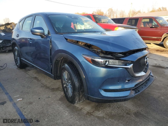 2017 Mazda CX-5 Sport with VIN JM3KFBBL6H0129258, listed as a Copart auction lot 80687694 with 106,120 mi miles and Salvage Title. Bid and sale history available at carsss.com. Image 4.