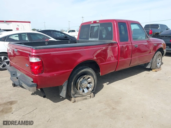 2002 Ford Ranger XL Fleet with VIN 1FTYR44U12PA30681, listed as a IAAI auction lot 41687461 with 93,404 mi miles. Bid and sale history available at carsss.com. Image 4.