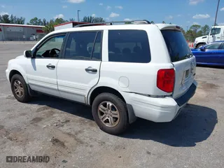 2004 Honda Pilot EX with VIN 2HKYF18664H550277, listed as a IAAI auction lot 41966015 with 285,700 mi miles. Bid and sale history available at carsss.com. Image 3.