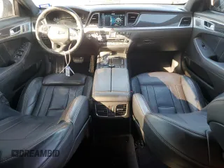 2018 Genesis G80 Sport with VIN KMHGN4JB5JU219162, listed as a Copart auction lot 79851474 with 58,056 mi miles and Salvage Title. Bid and sale history available at DreamBid. Image 8.